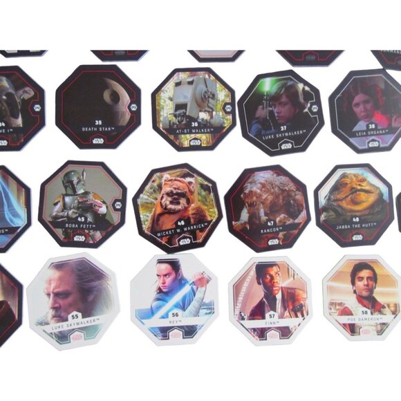 Disney Star Wars Cosmic Shells Complete Set of 72 Cards - Picture 9 of 16